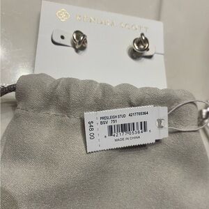 Kendra Scott Silver Presleigh Stud Earrings